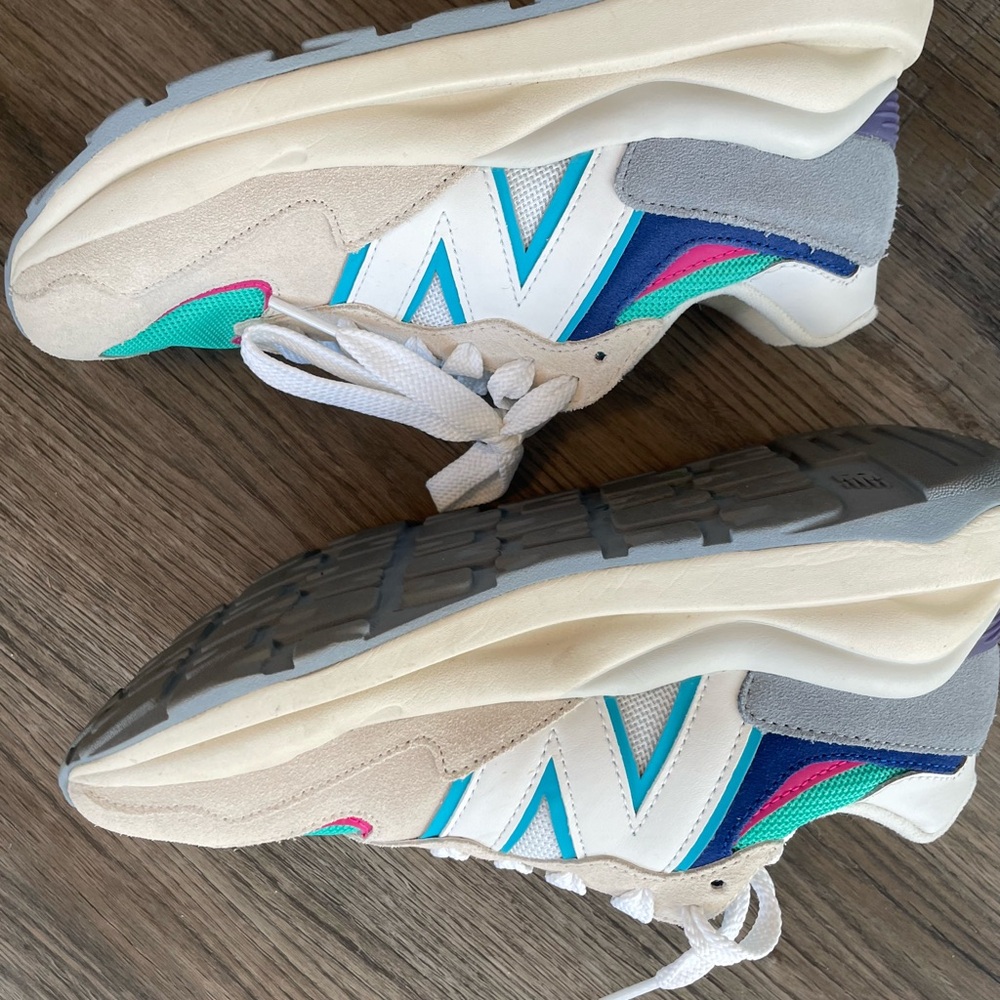New Balance Women's 57/40 Purple/Teal/Pink Sneakers